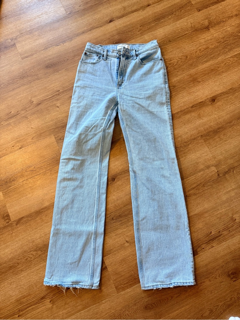 Abercrombie & Fitch Light Blue Flared Jeans
